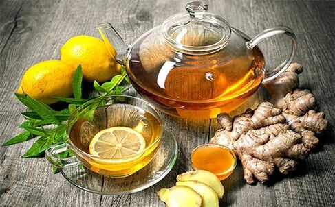 Thé au citron et gingembre