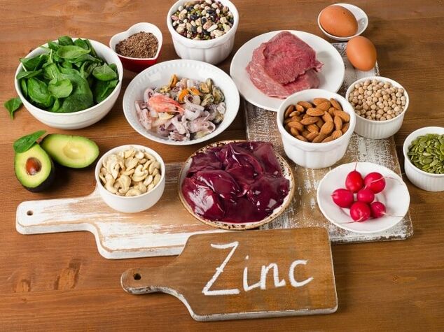 Produits qui contiennent du zinc