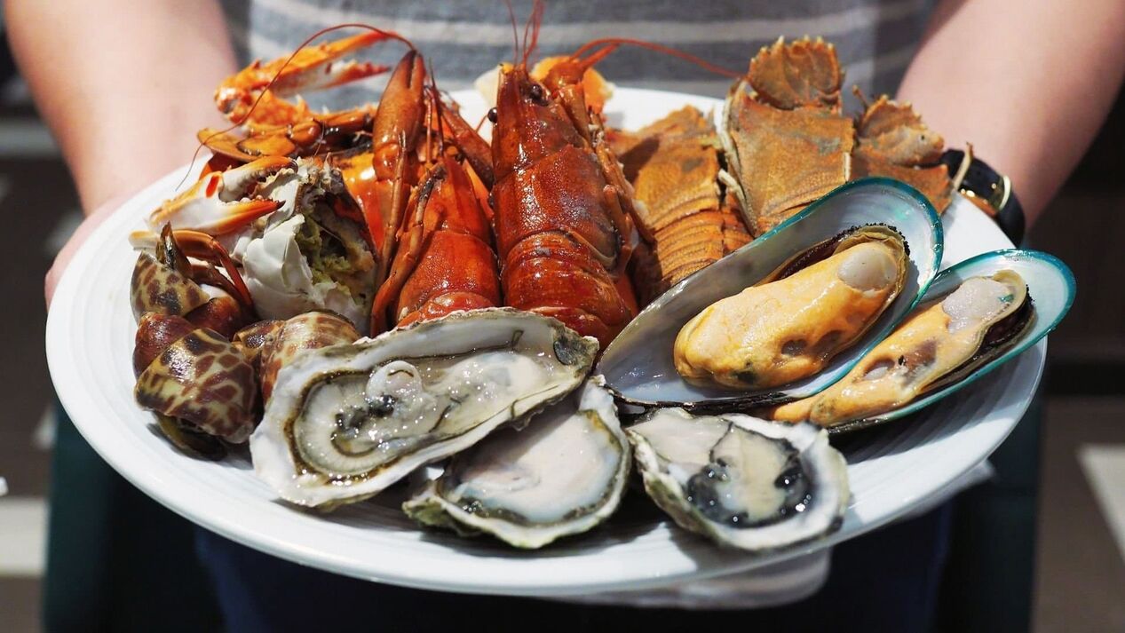 fruits de mer pour augmenter la puissance
