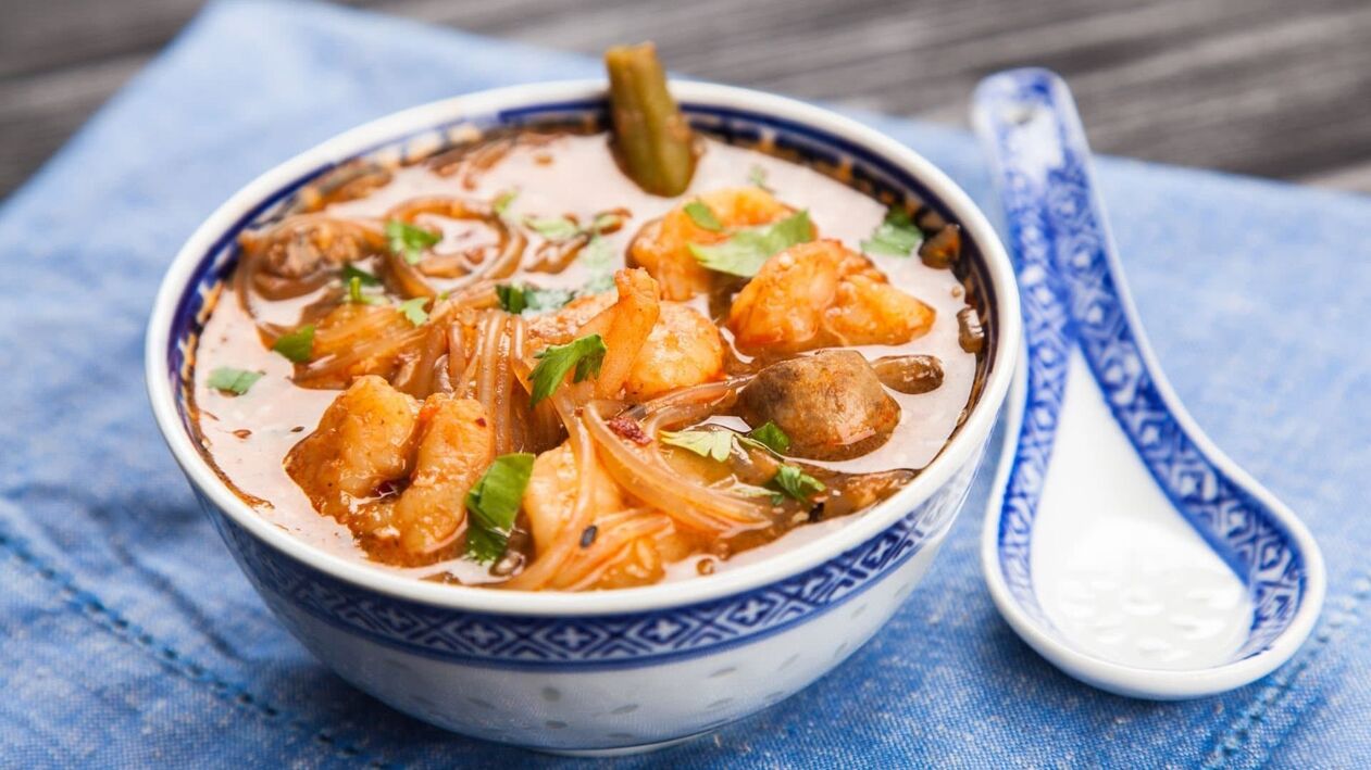 soupe aux crevettes pour le pouvoir